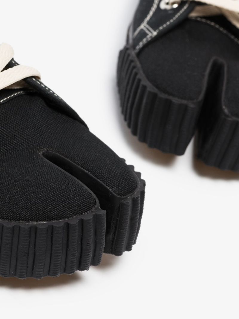 Black Tabi High Top Sneakers
