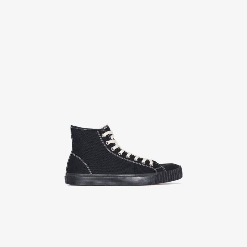 Black Tabi High Top Sneakers