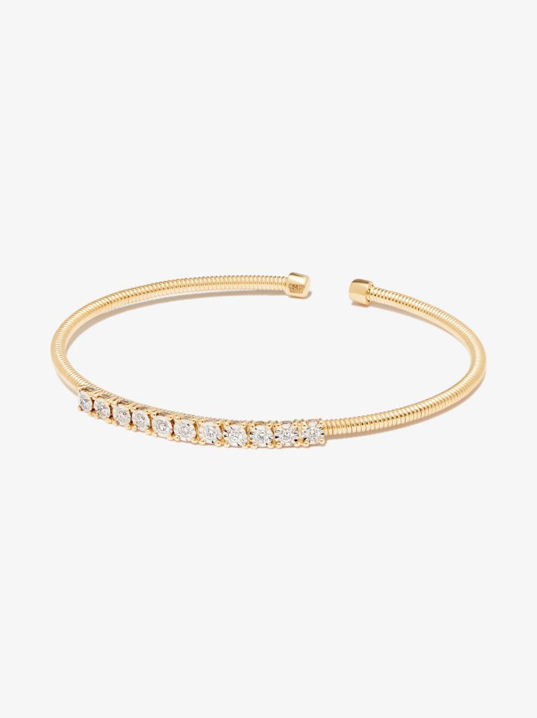 14k Yellow Gold Ava Bea Diamond Bracelet