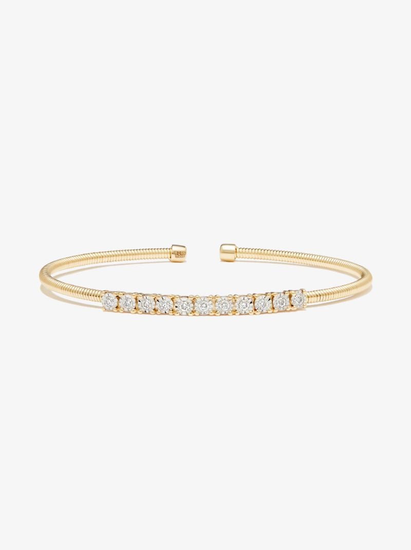 14k Yellow Gold Ava Bea Diamond Bracelet
