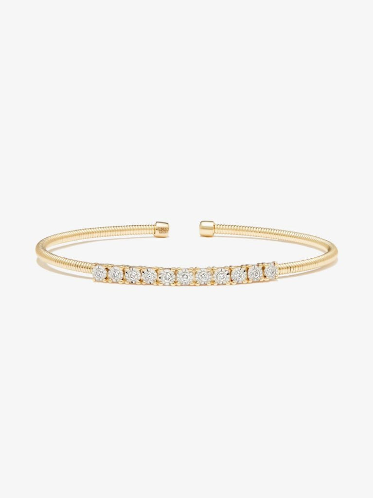 14k Yellow Gold Ava Bea Diamond Bracelet