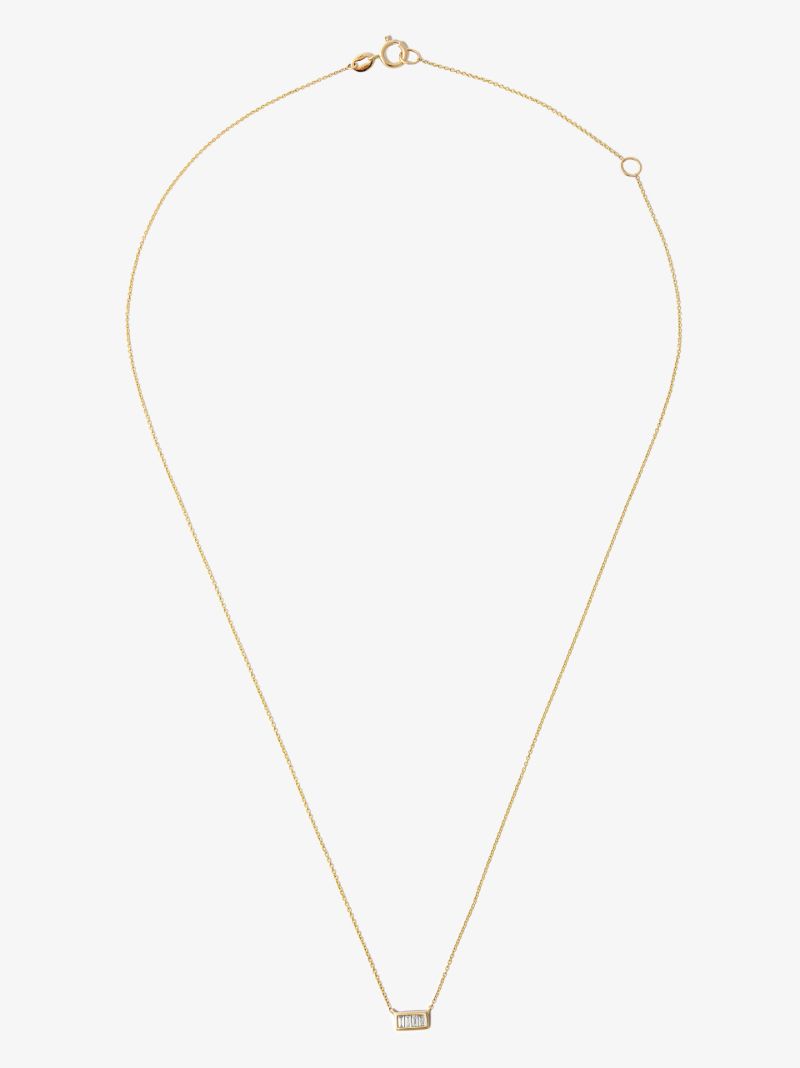14k Yellow Gold Sadie Diamond Necklace