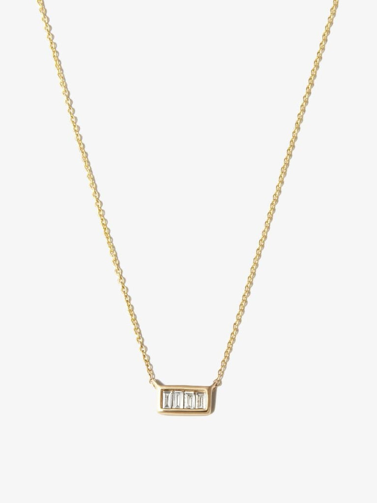 14k Yellow Gold Sadie Diamond Necklace