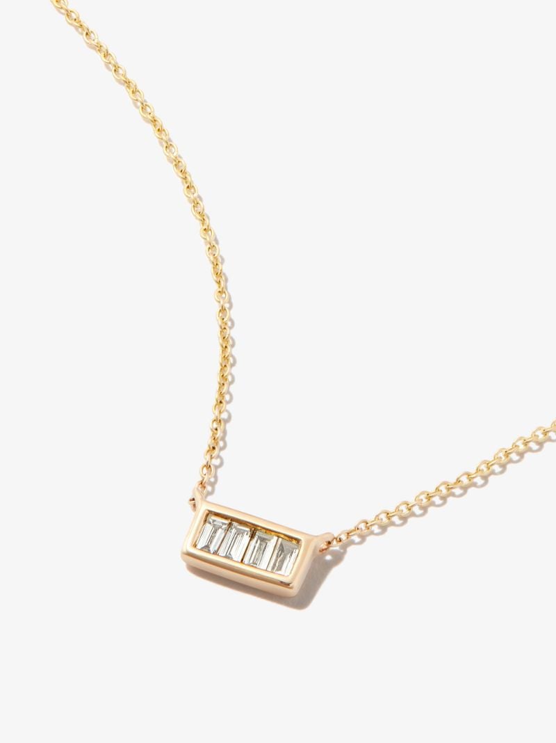14k Yellow Gold Sadie Diamond Necklace