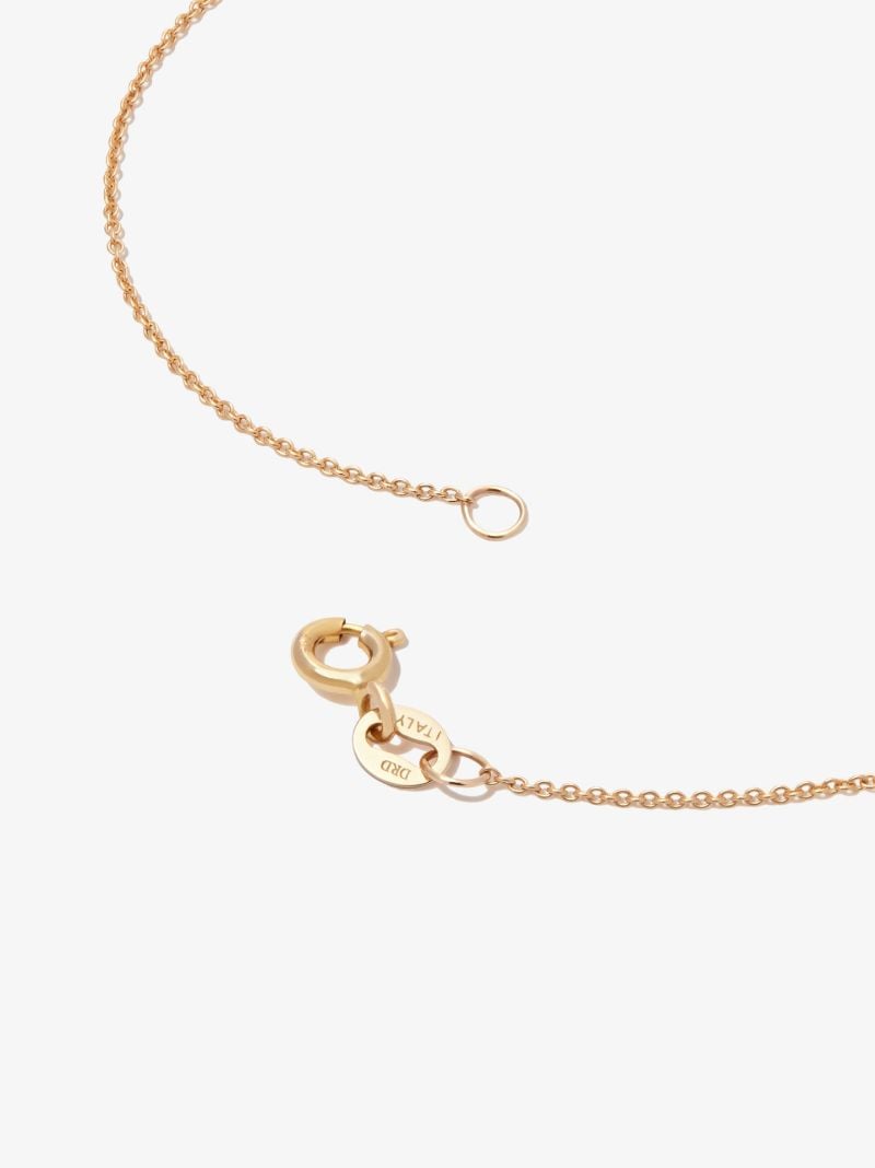 14k Yellow and White Gold Lauren Joy Medium Disc Diamond Necklace