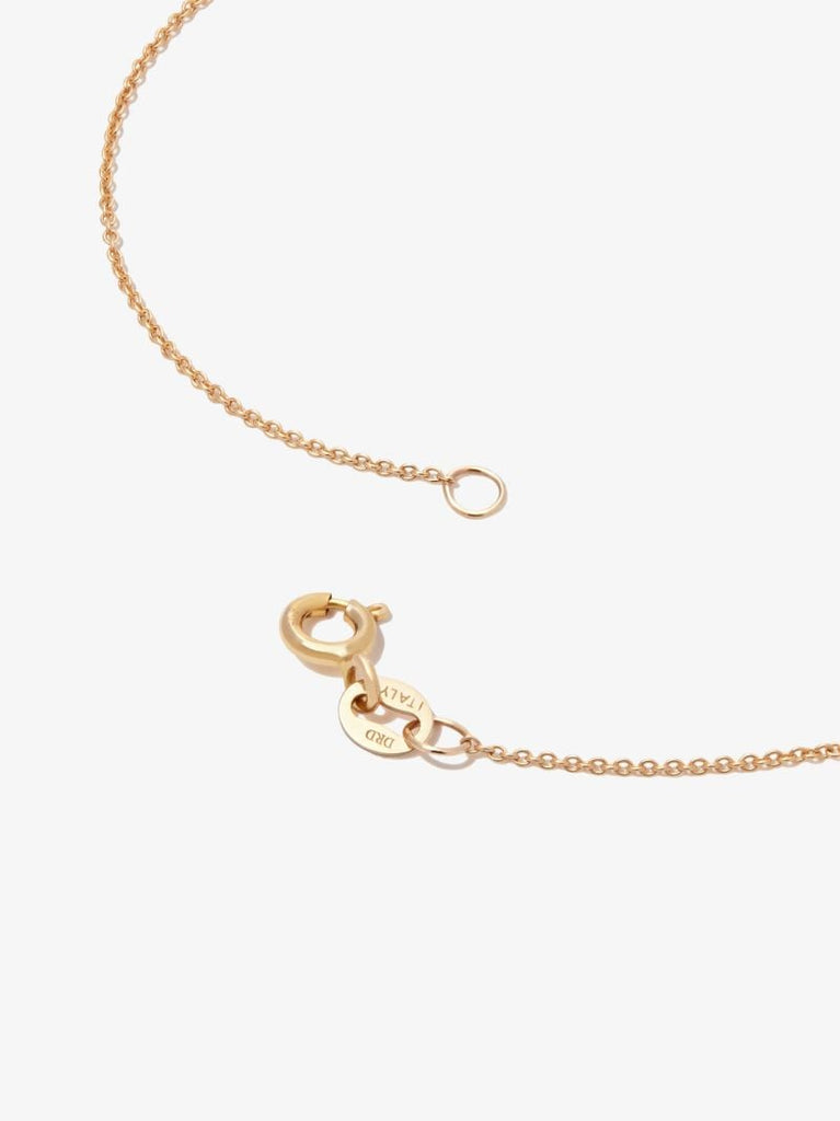 14k Yellow and White Gold Lauren Joy Medium Disc Diamond Necklace