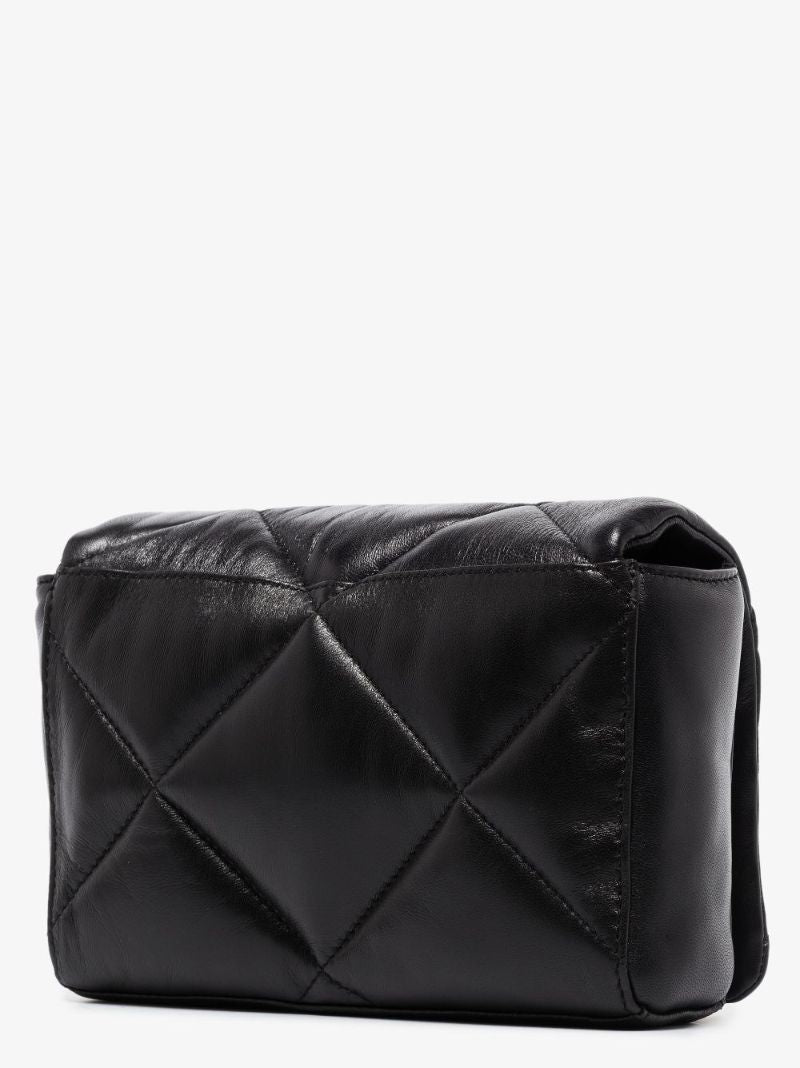 Black Brynnie Quilted Leather Shoulder Bag