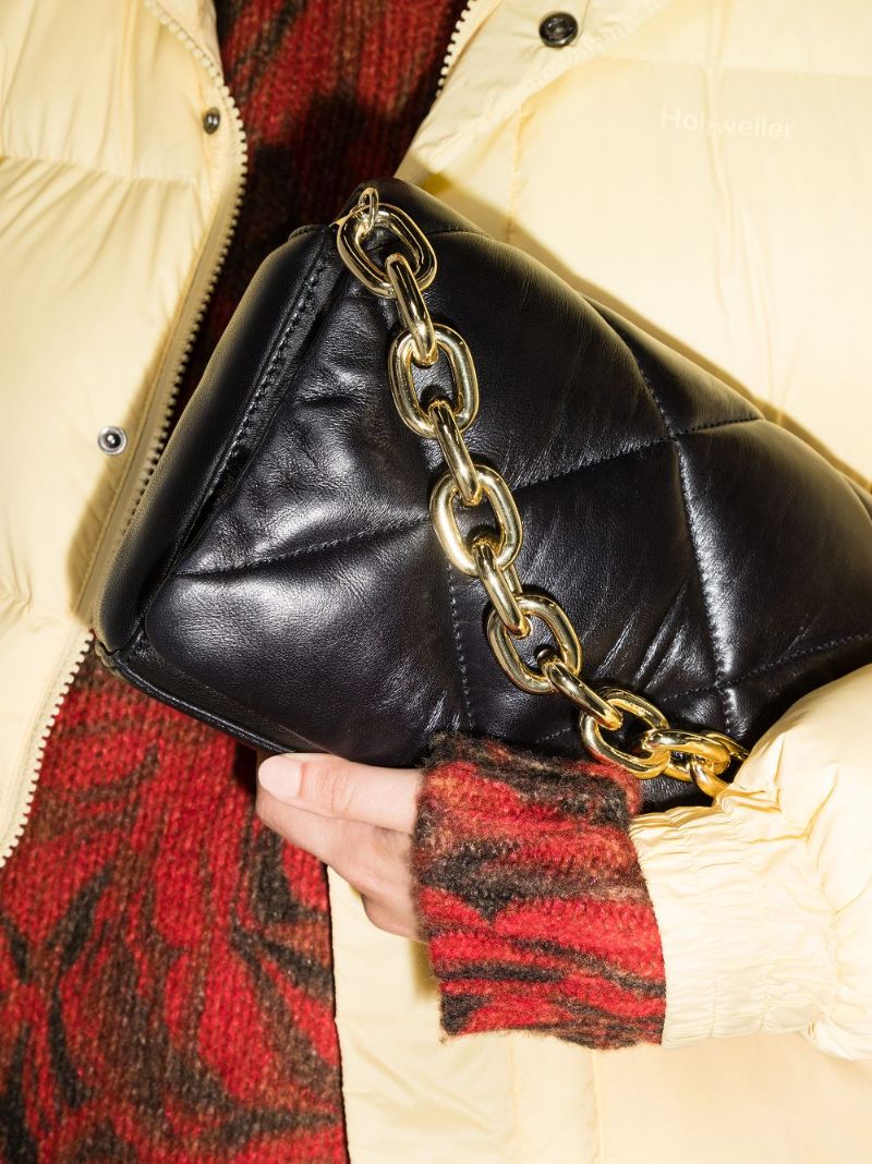 Black Brynnie Quilted Leather Shoulder Bag