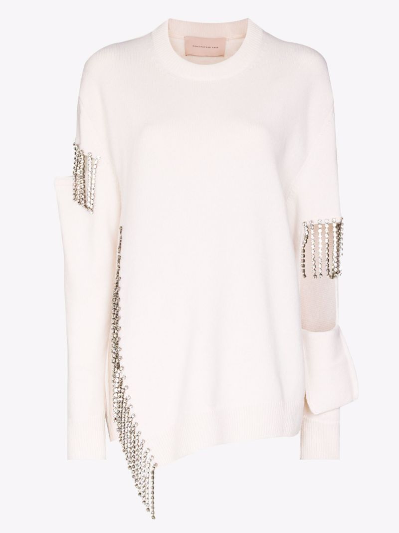 Crystal Link Wool Sweater