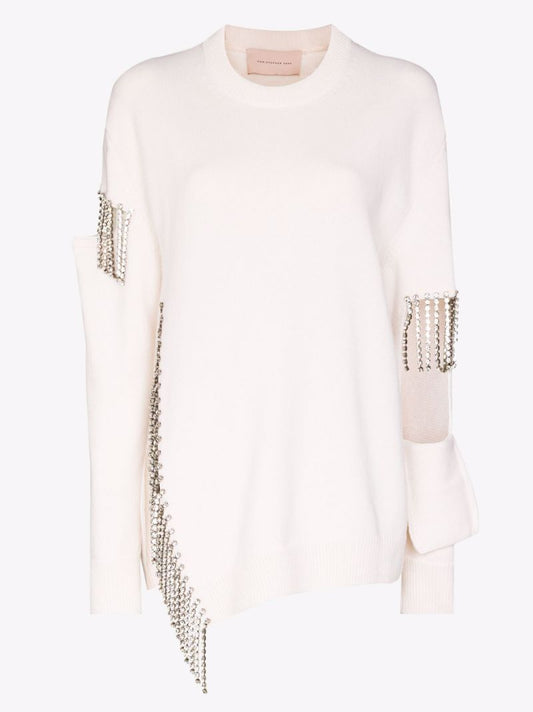 Crystal Link Wool Sweater