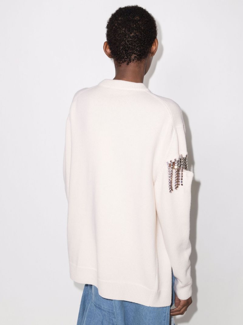 Crystal Link Wool Sweater