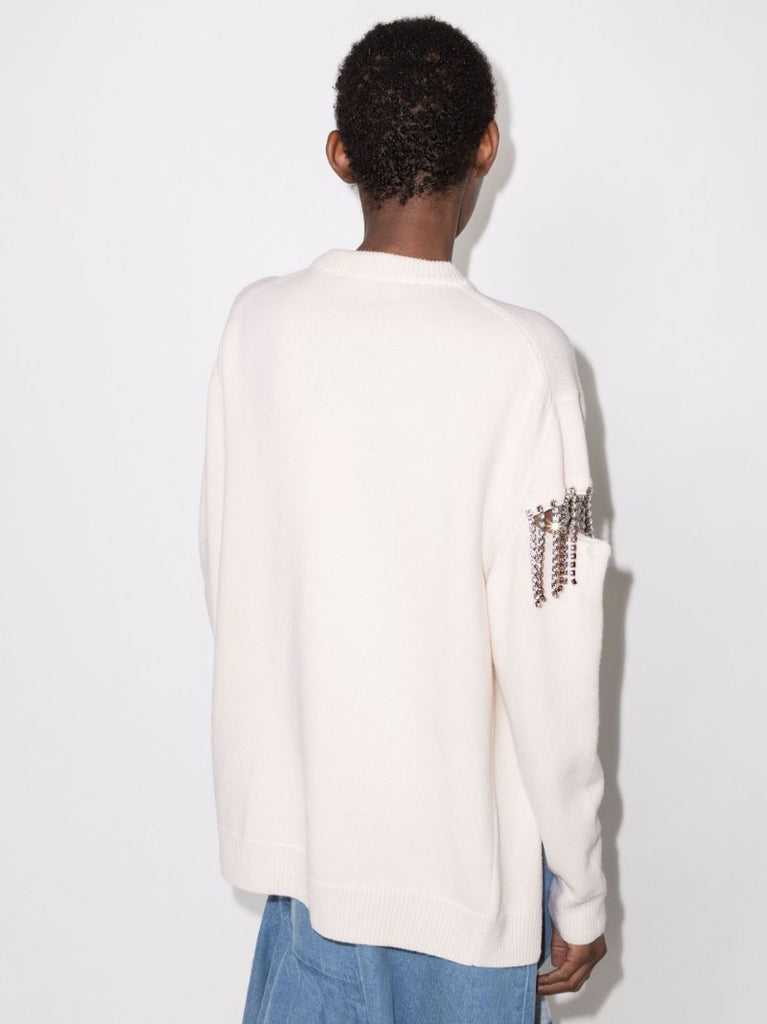 Crystal Link Wool Sweater
