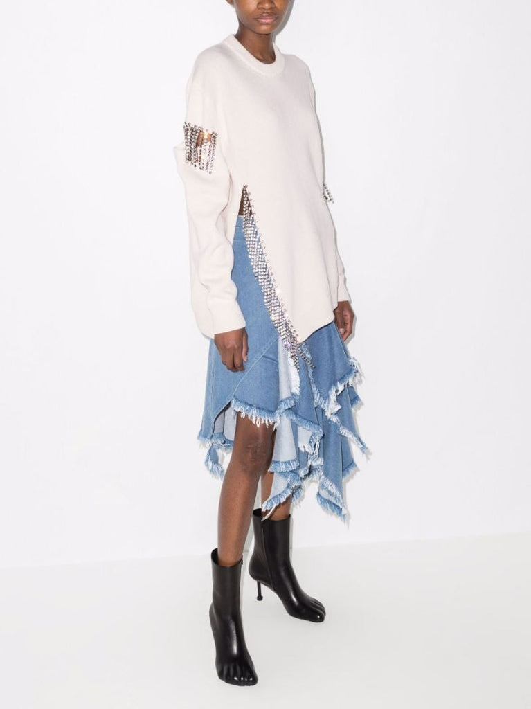 Crystal Link Wool Sweater