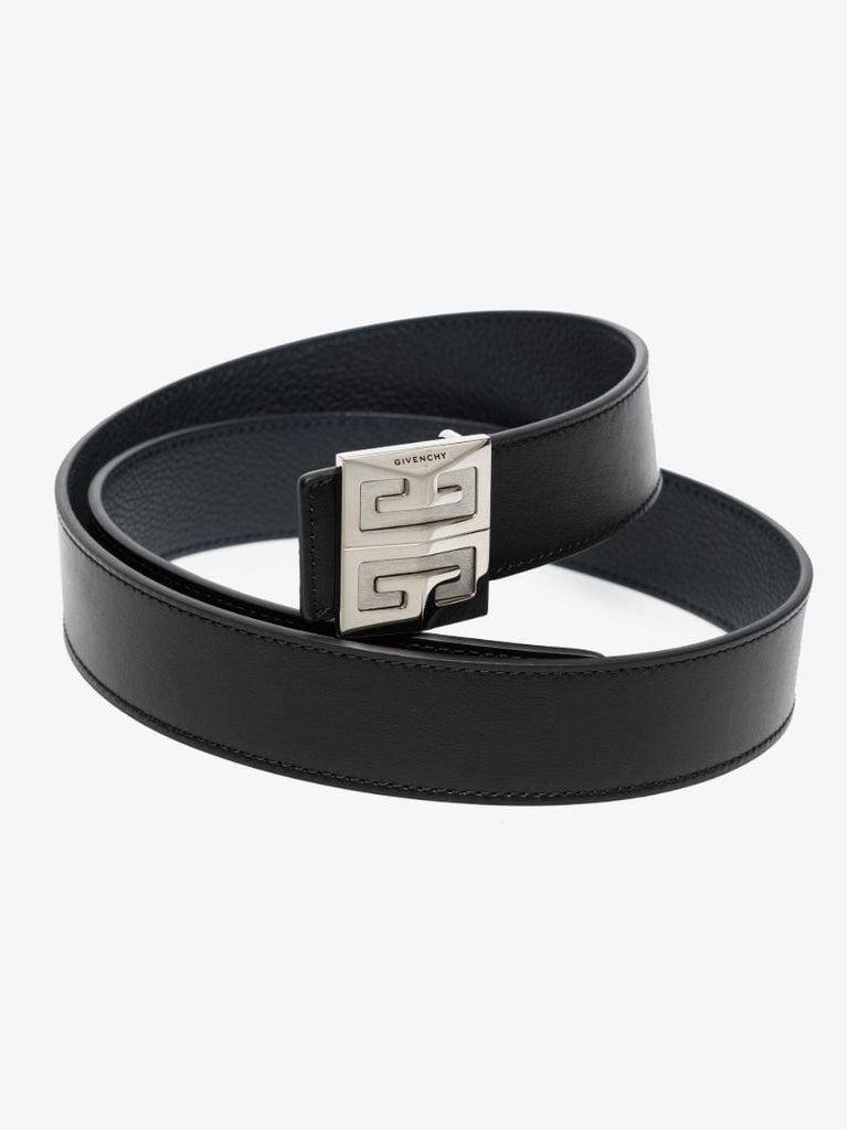 Black 4g Reversible Leather Belt