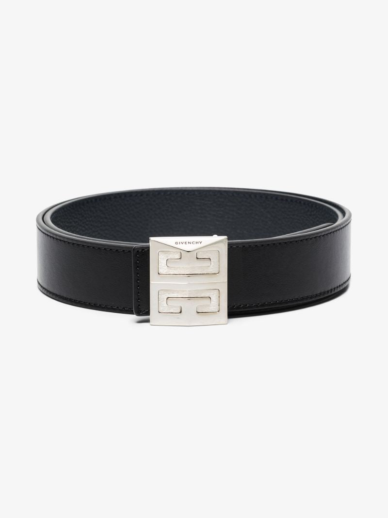 Black 4g Reversible Leather Belt