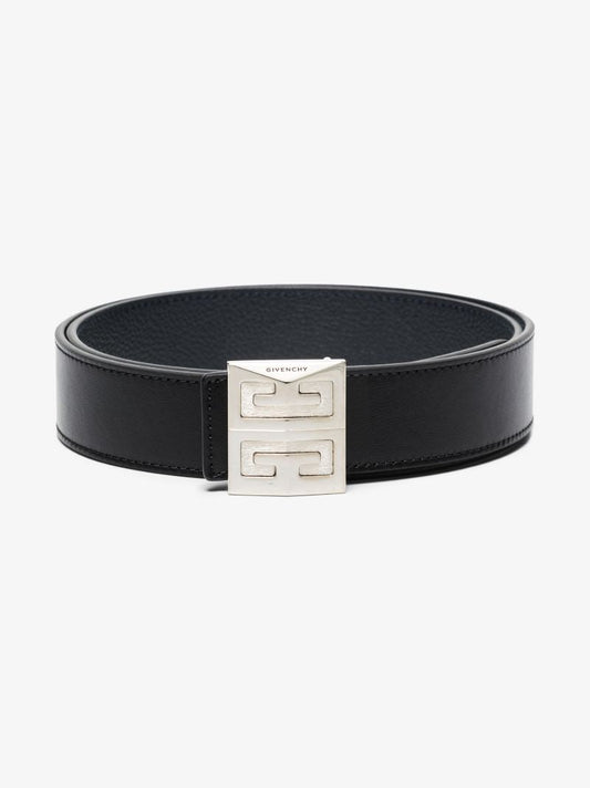 Black 4g Reversible Leather Belt
