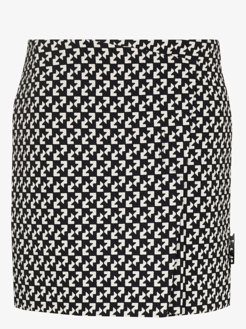 Geometric Print Mini Skirt