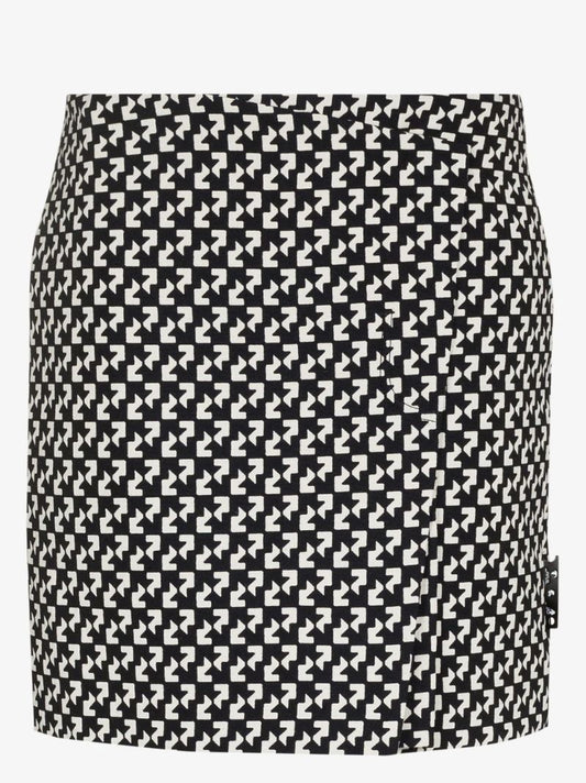 Geometric Print Mini Skirt