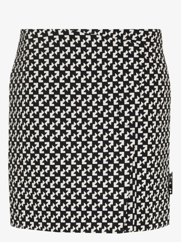 Geometric Print Mini Skirt