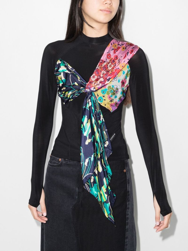 Regenerated Scarves Top