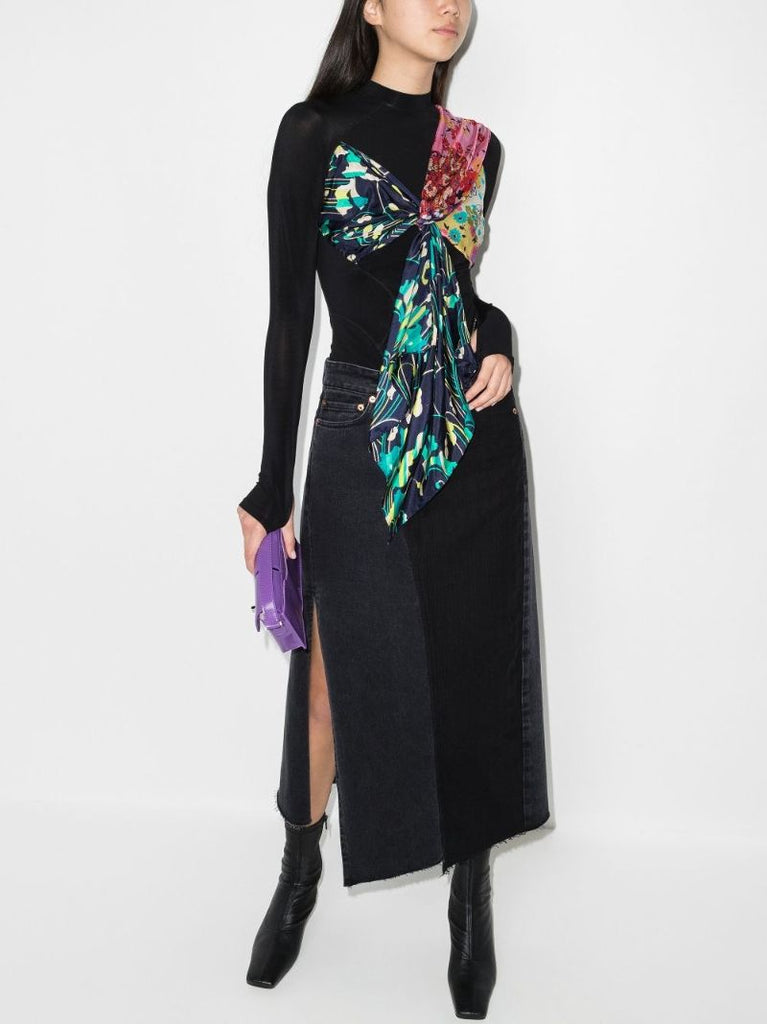 Regenerated Scarves Top