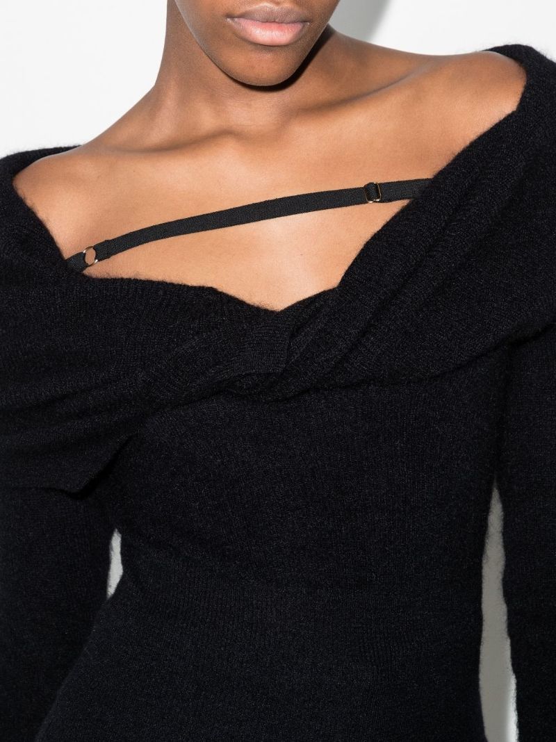 La Maille Ascua Off-the-shoulder Sweater