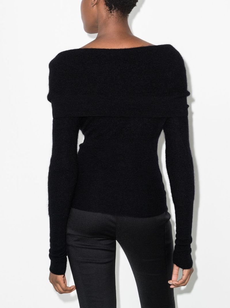La Maille Ascua Off-the-shoulder Sweater