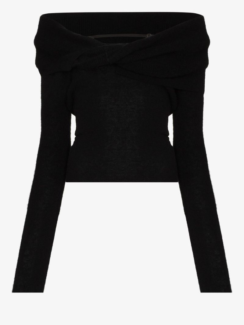 La Maille Ascua Off-the-shoulder Sweater