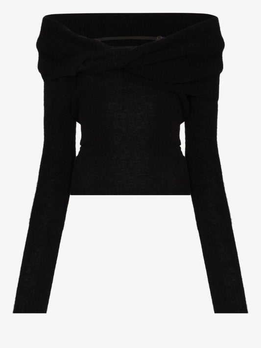 La Maille Ascua Off-the-shoulder Sweater
