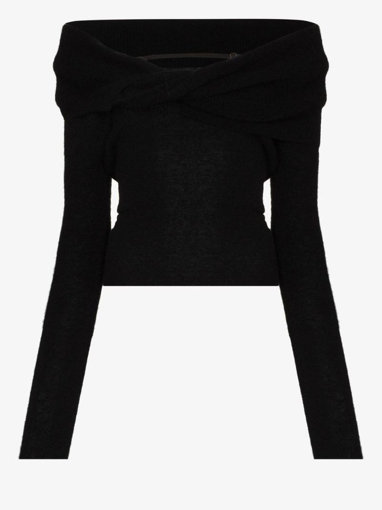 La Maille Ascua Off-the-shoulder Sweater