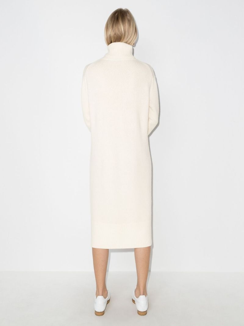 Roll Neck Cashmere Dress