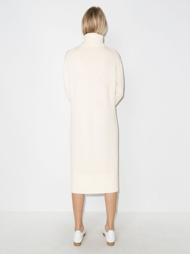 Roll Neck Cashmere Dress