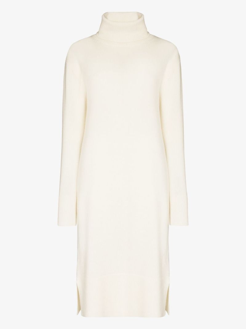 Roll Neck Cashmere Dress