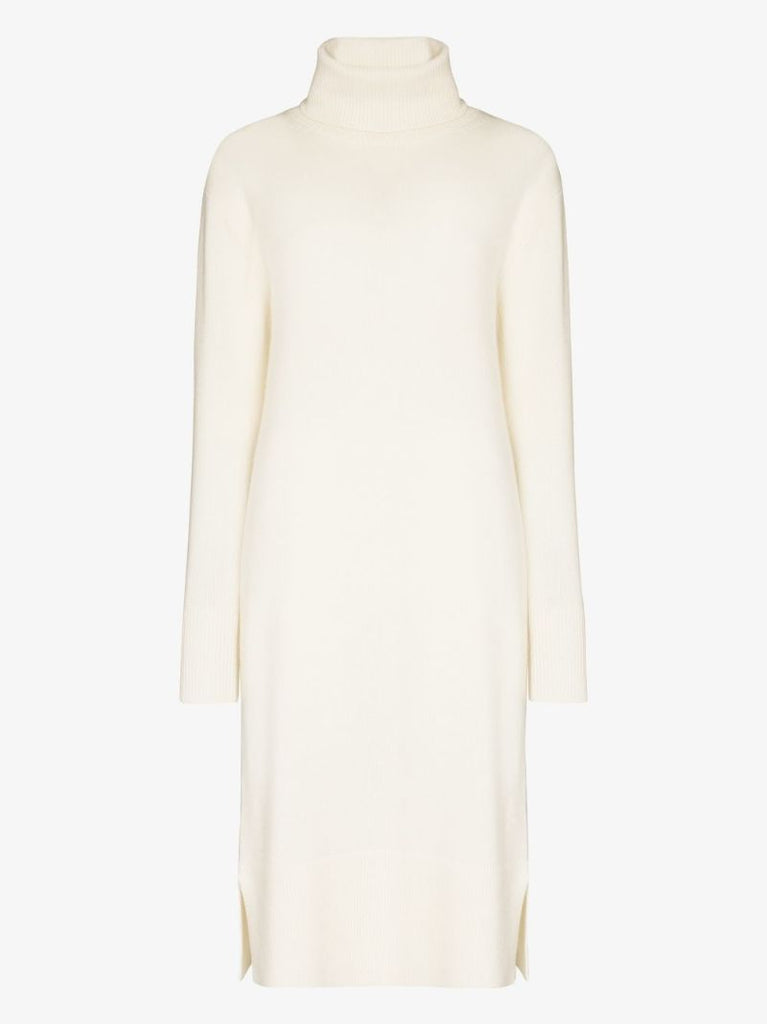 Roll Neck Cashmere Dress