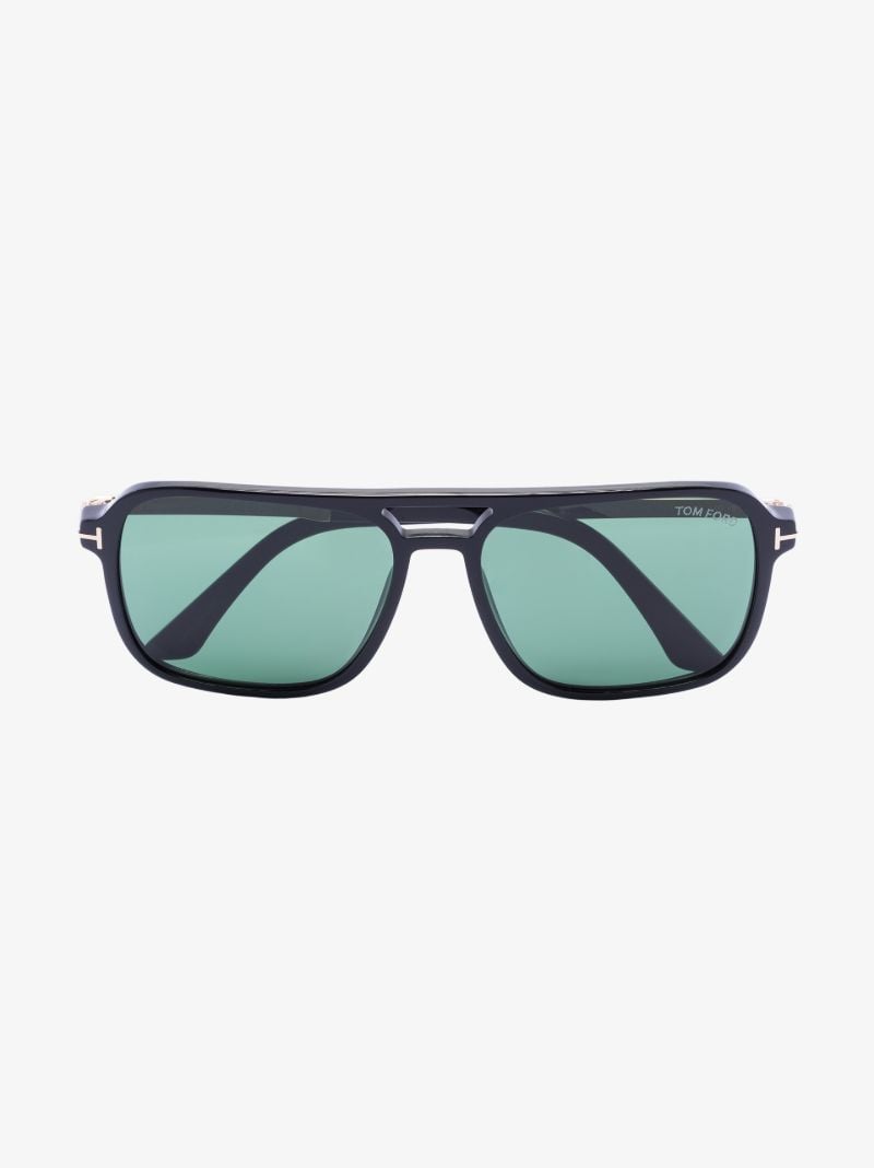 Black Rectangular Frame Sunglasses