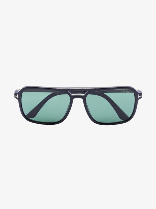 Black Rectangular Frame Sunglasses