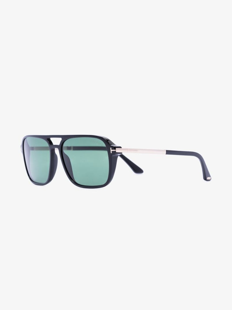 Black Rectangular Frame Sunglasses