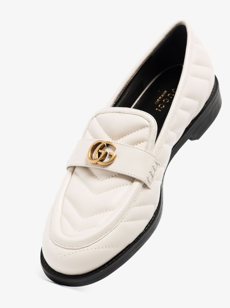 Neutral Marmont Leather Loafers