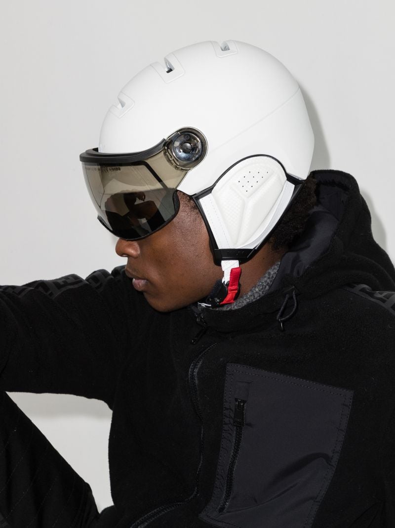 White Piuma-r Shadow Ski Helmet