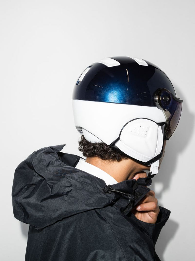 Navy Piuma-r Class Sport Ski Helmet