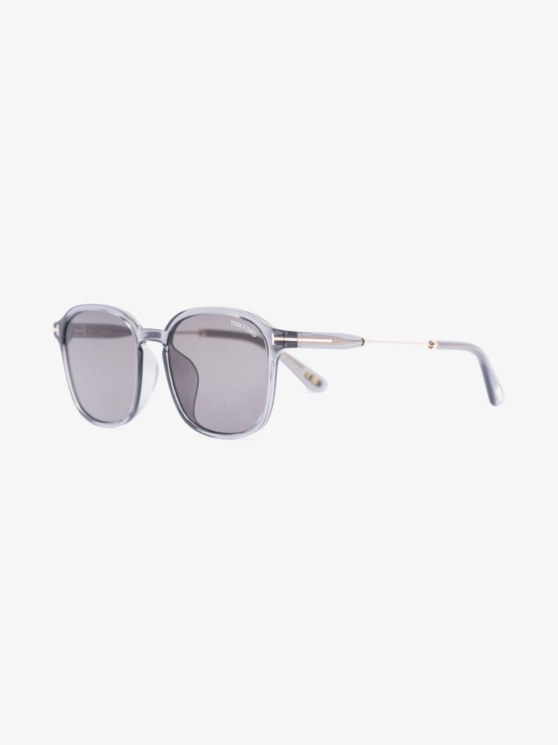 Grey Square Frame Sunglasses