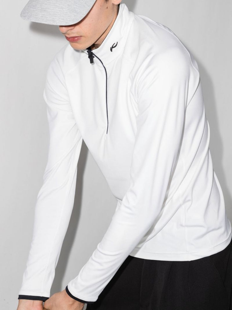 White Feel Half-zip Ski Top