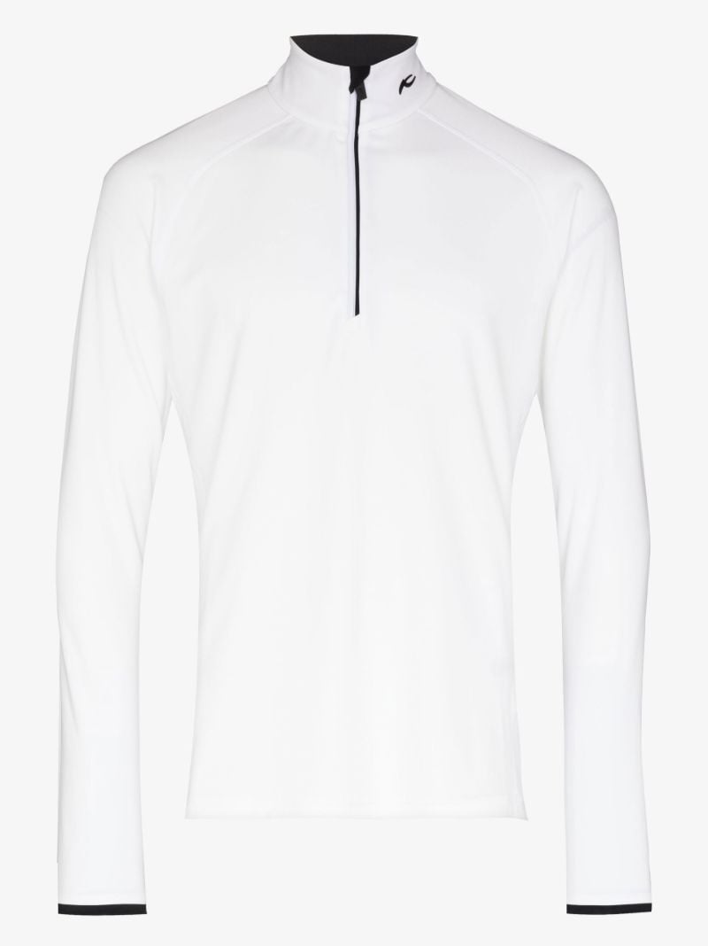 White Feel Half-zip Ski Top