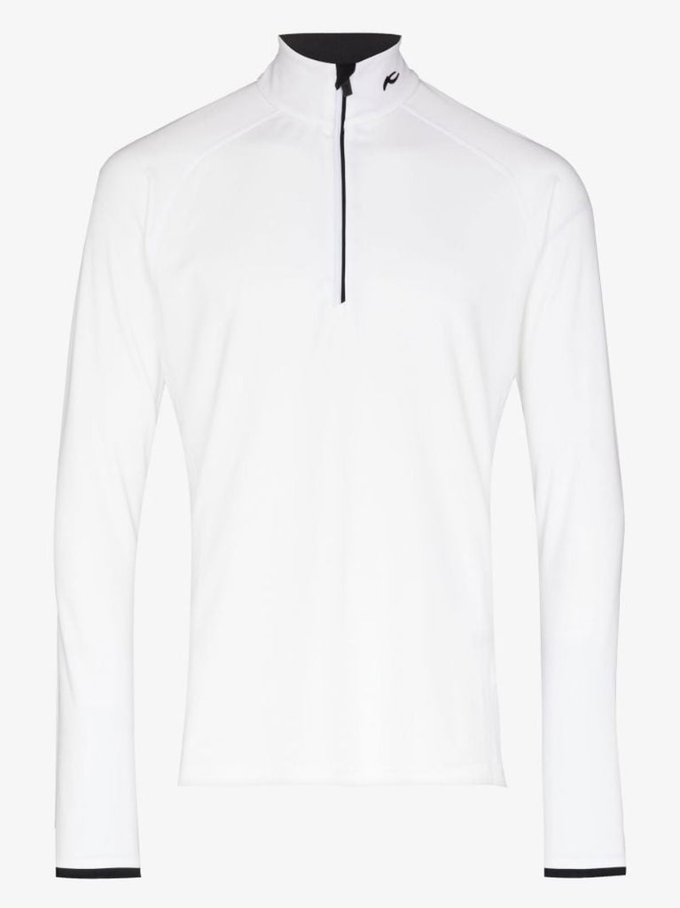 White Feel Half-zip Ski Top