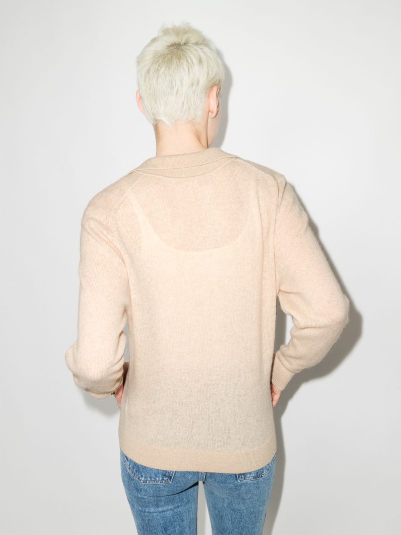 Jo Rib Knit Cashmere Sweater
