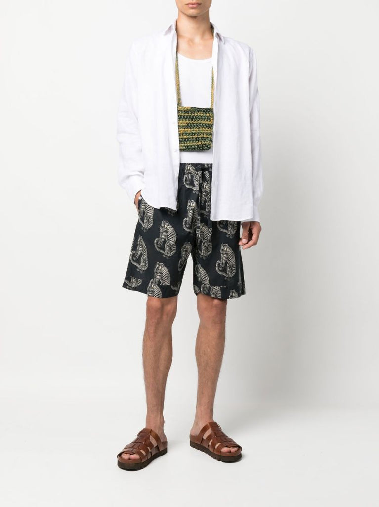Sansindo Tiger Print Shorts