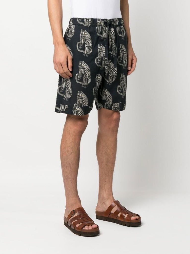 Sansindo Tiger Print Shorts