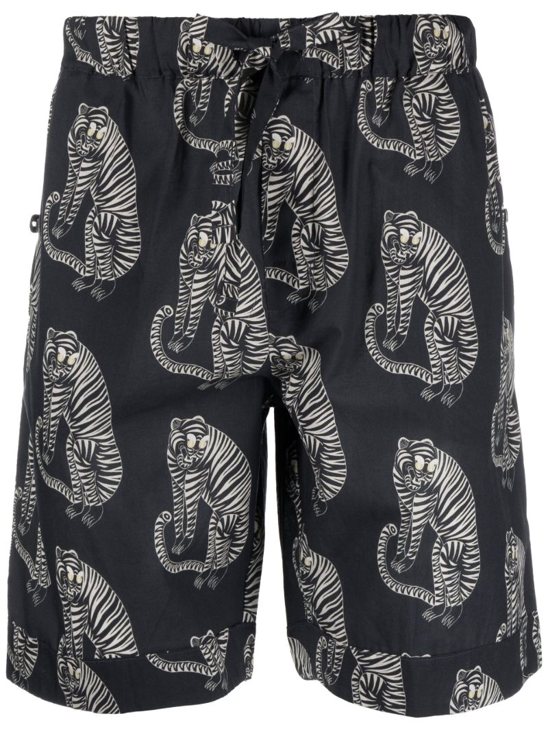 Sansindo Tiger Print Shorts