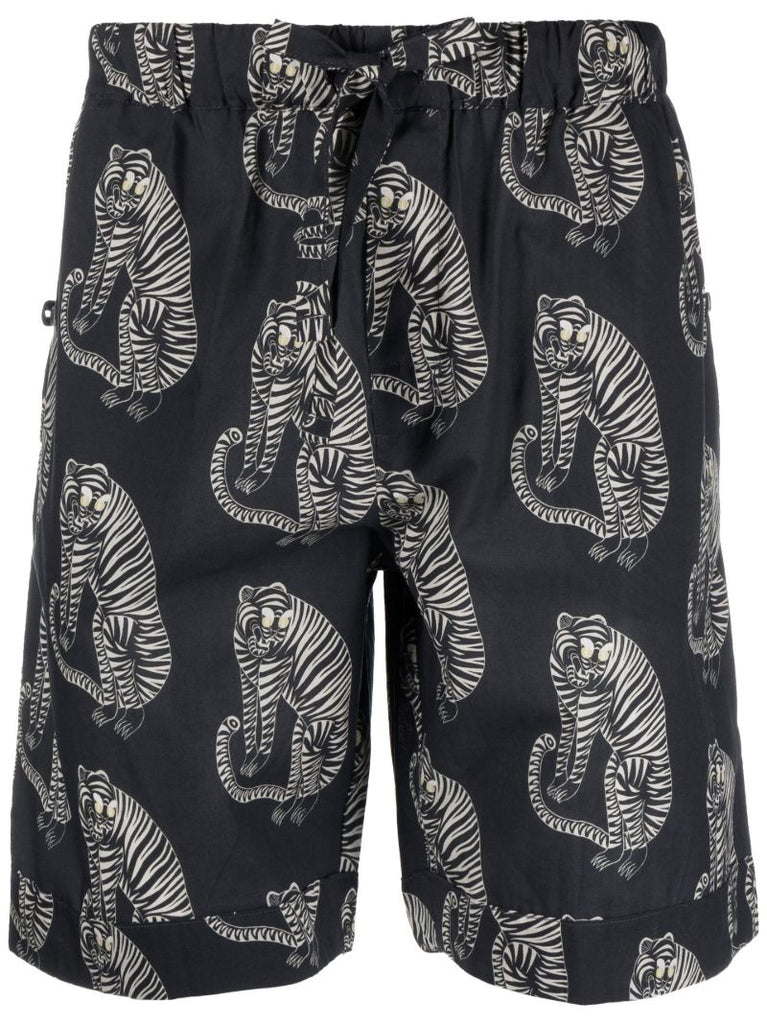 Sansindo Tiger Print Shorts