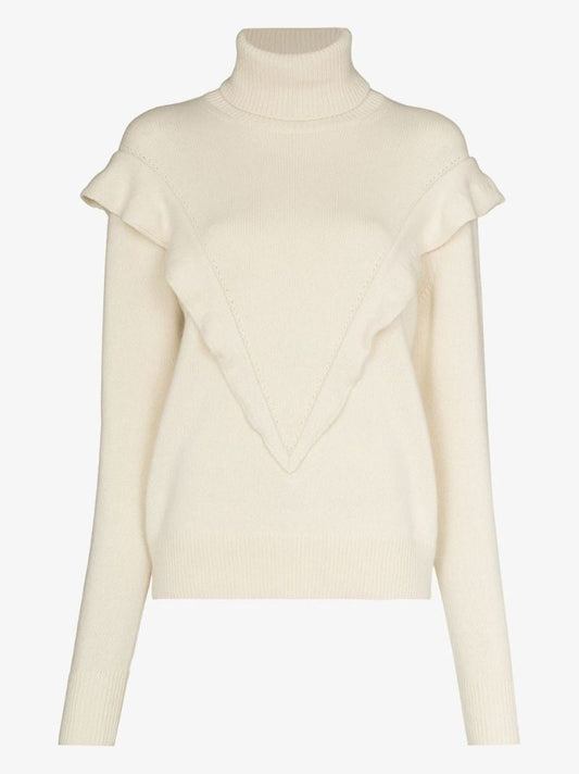 Ruffled Cashmere Sweater